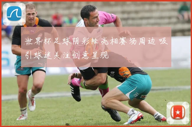 世界杯足球阴彩绘亮相赛场周边 吸引球迷关注创意呈现