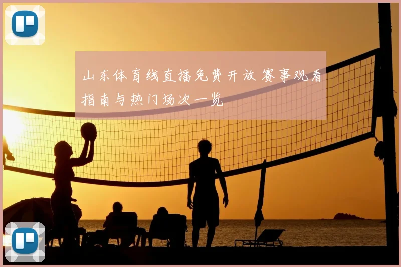 山东体育线直播免费开放 赛事观看指南与热门场次一览